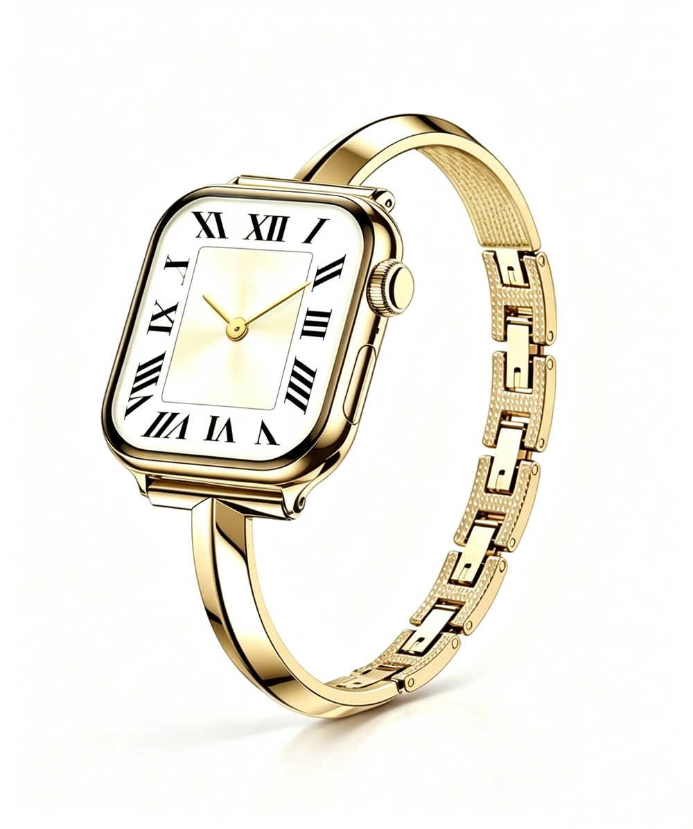 Luxury Watch Ap - Luxuriöses Edelstahl-Armband für Apple Watch, Damen-Serie