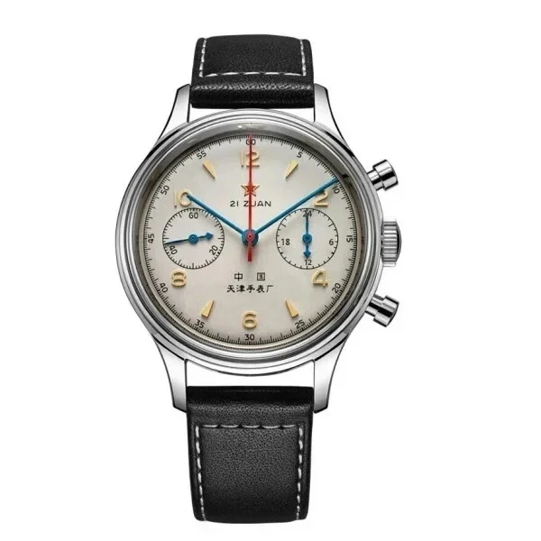 Chronograph Flyback Watch - Modische Casual Seagull 1963 Herrenuhr Retro