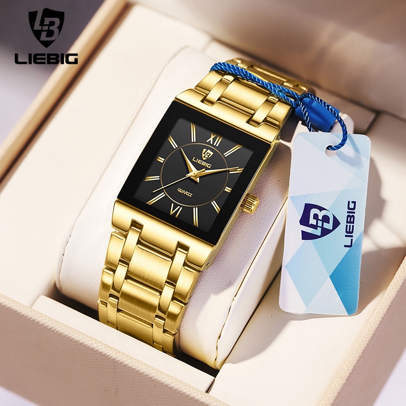 Luxury Watch Price - LiEBIG Luxus Goldene Quarz Armbanduhren Für
