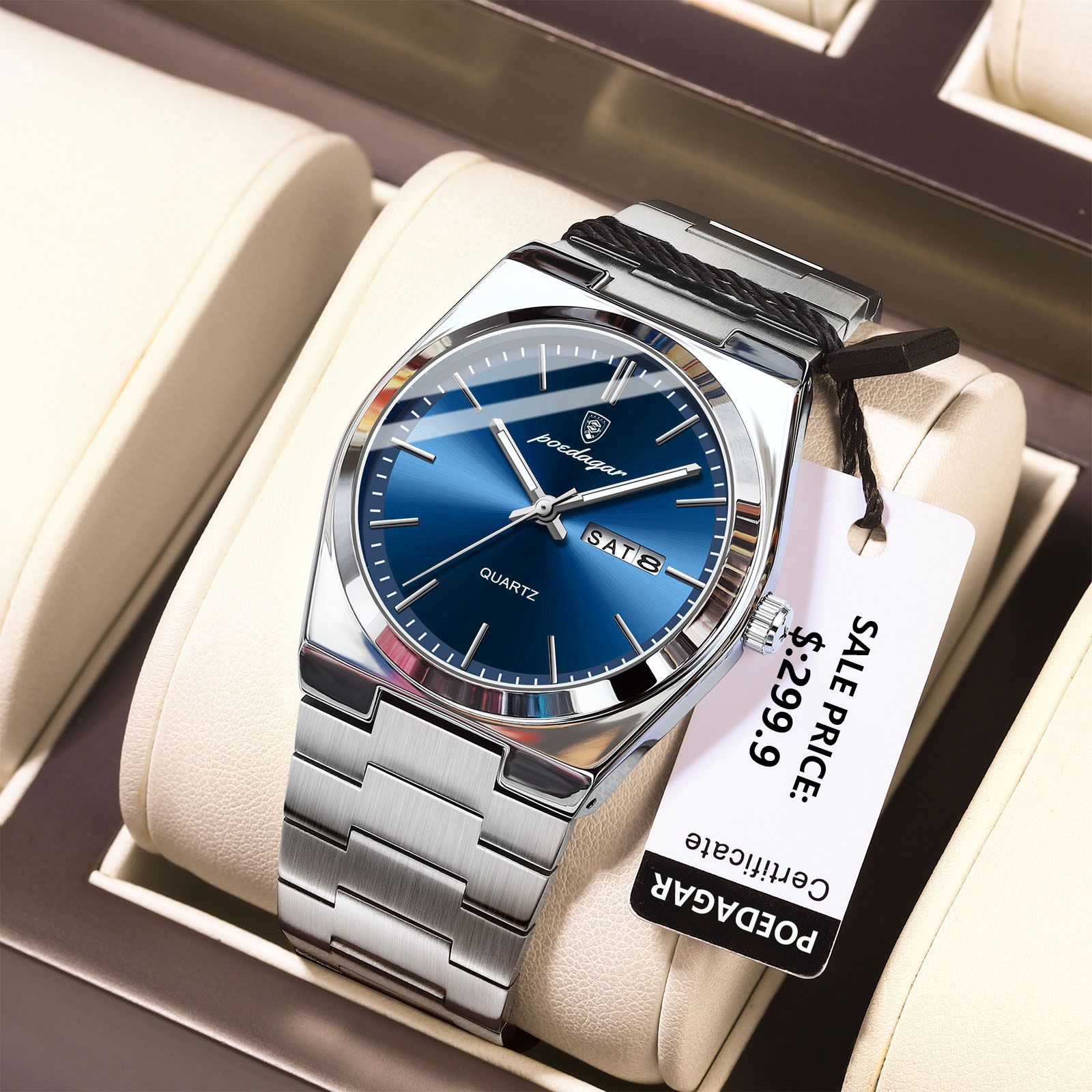 Luxury Watch Ap - POEDAGAR Luxus Uhren Für Männer Edelstahl
