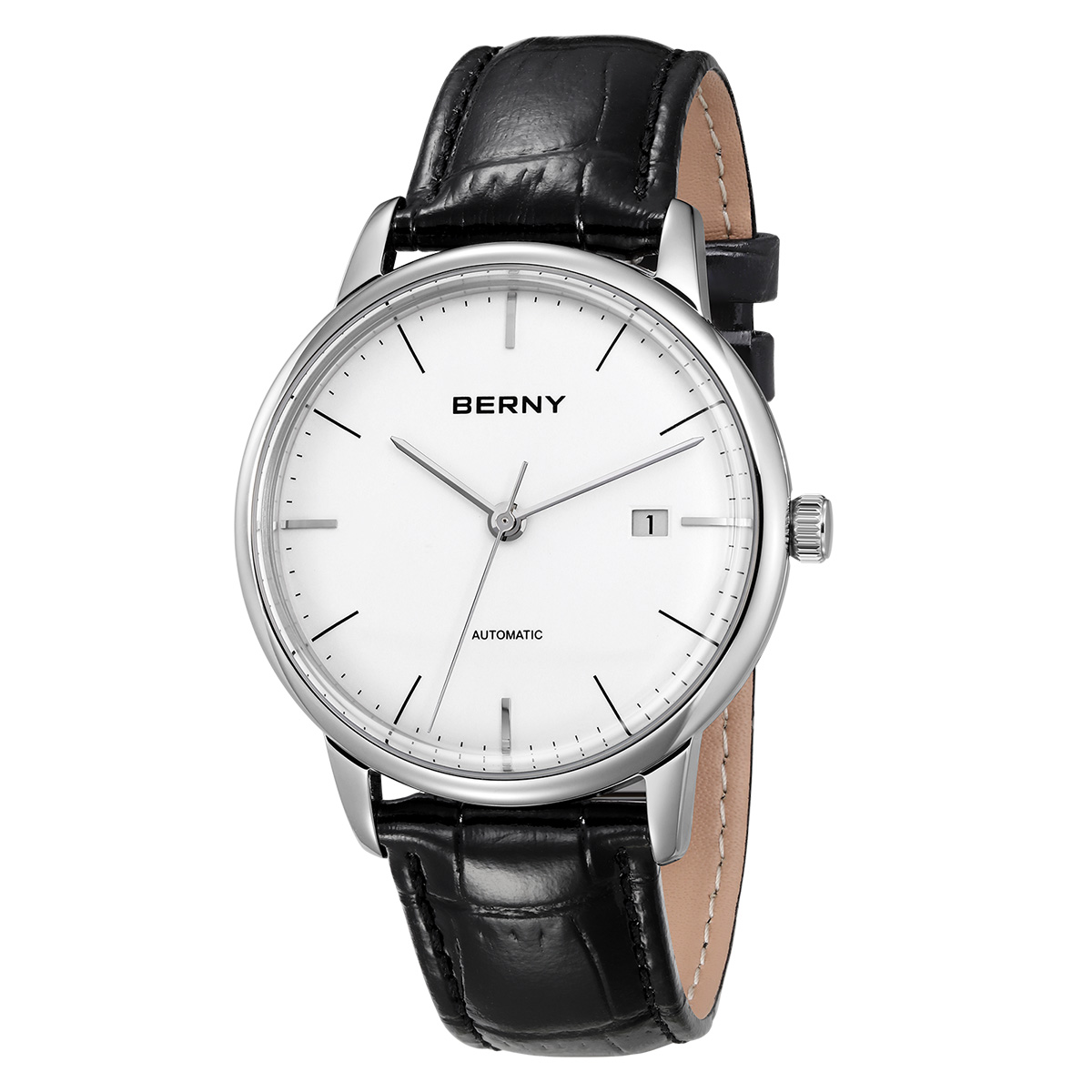 Seiko Watch Presage - BERNY Mechanische Herrenuhr MIYOTA 9015, einfache,