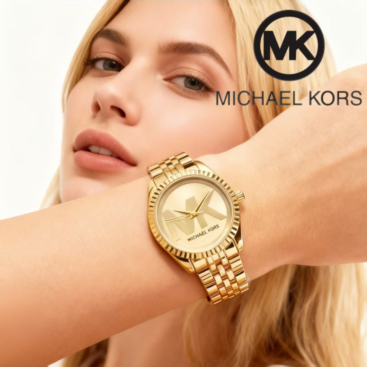 Luxury Watch Photo - Michael Kors Luxus Roségold Damenuhr Tasche