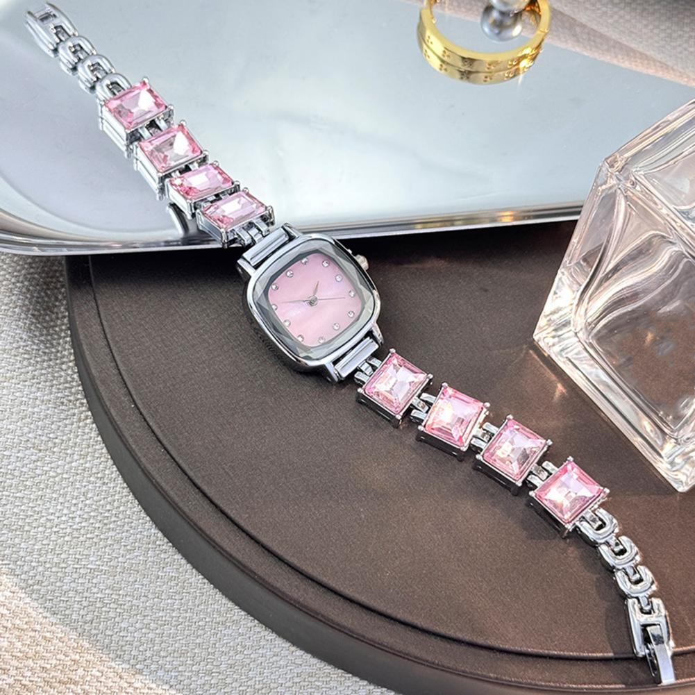 Funkelnde Armbanduhr mit quadr – Quiet Luxury Watch Bewertung und Preis
