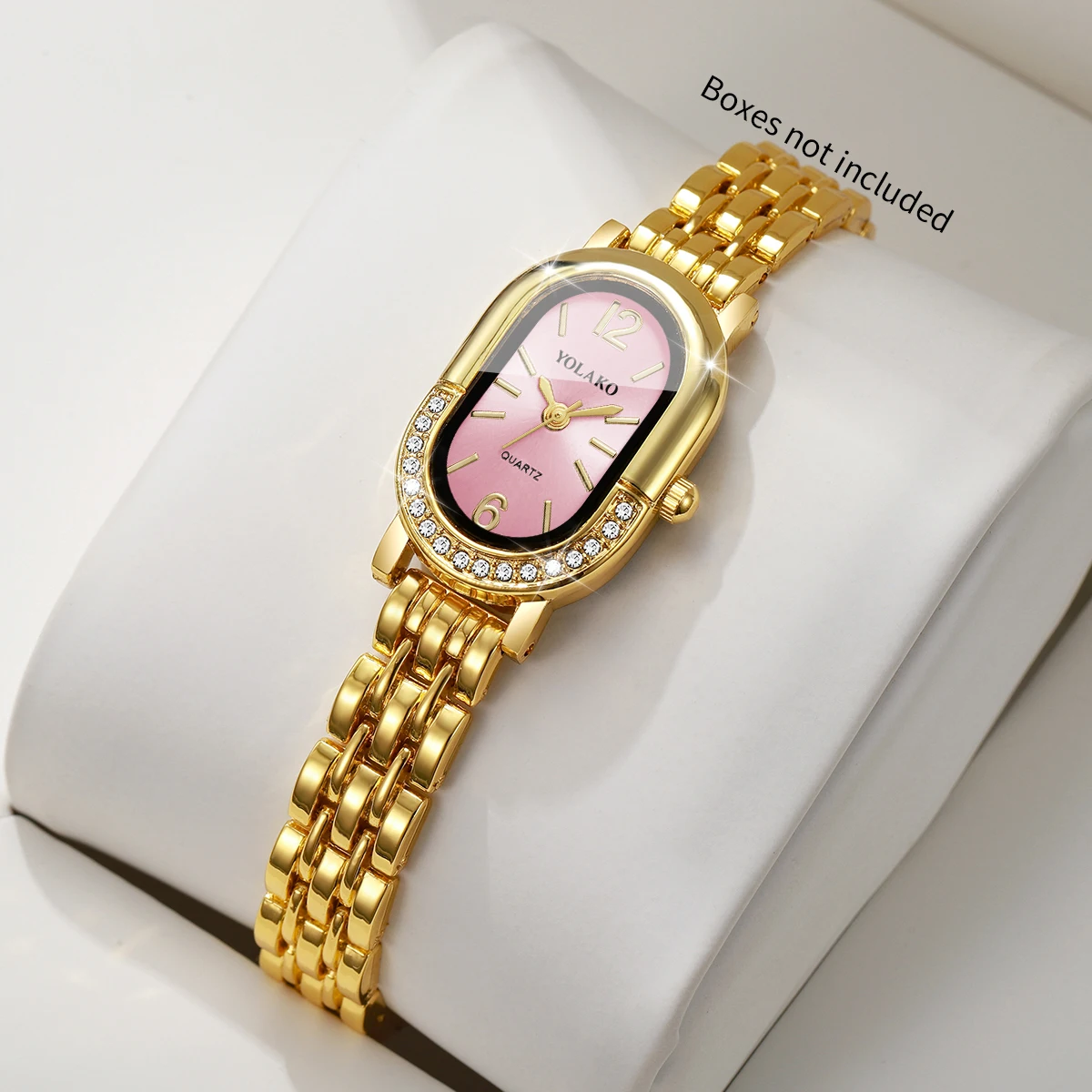 Luxuriöse Strass-Damen-Quarzuh – Luxury Watch Organizer Bewertung und Preis