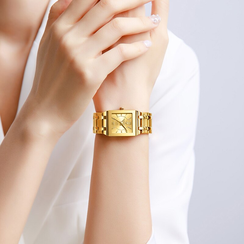 LiEBIG Luxus Goldene Quarz Arm – Luxury Watch Price Bewertung und Preis
