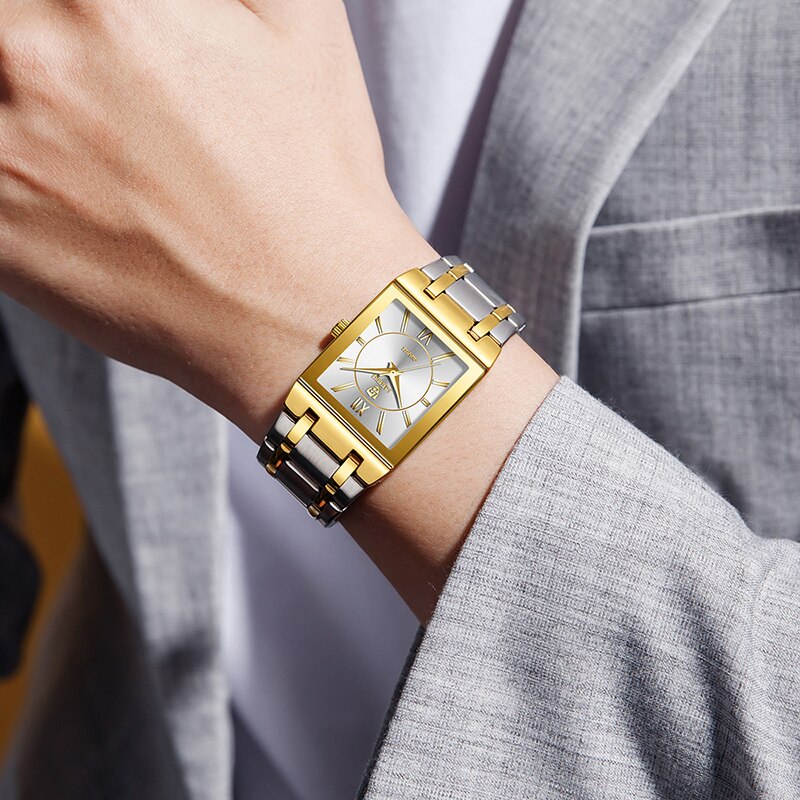 LiEBIG Luxus Goldene Quarz Arm – Luxury Watch Price Bewertung und Preis