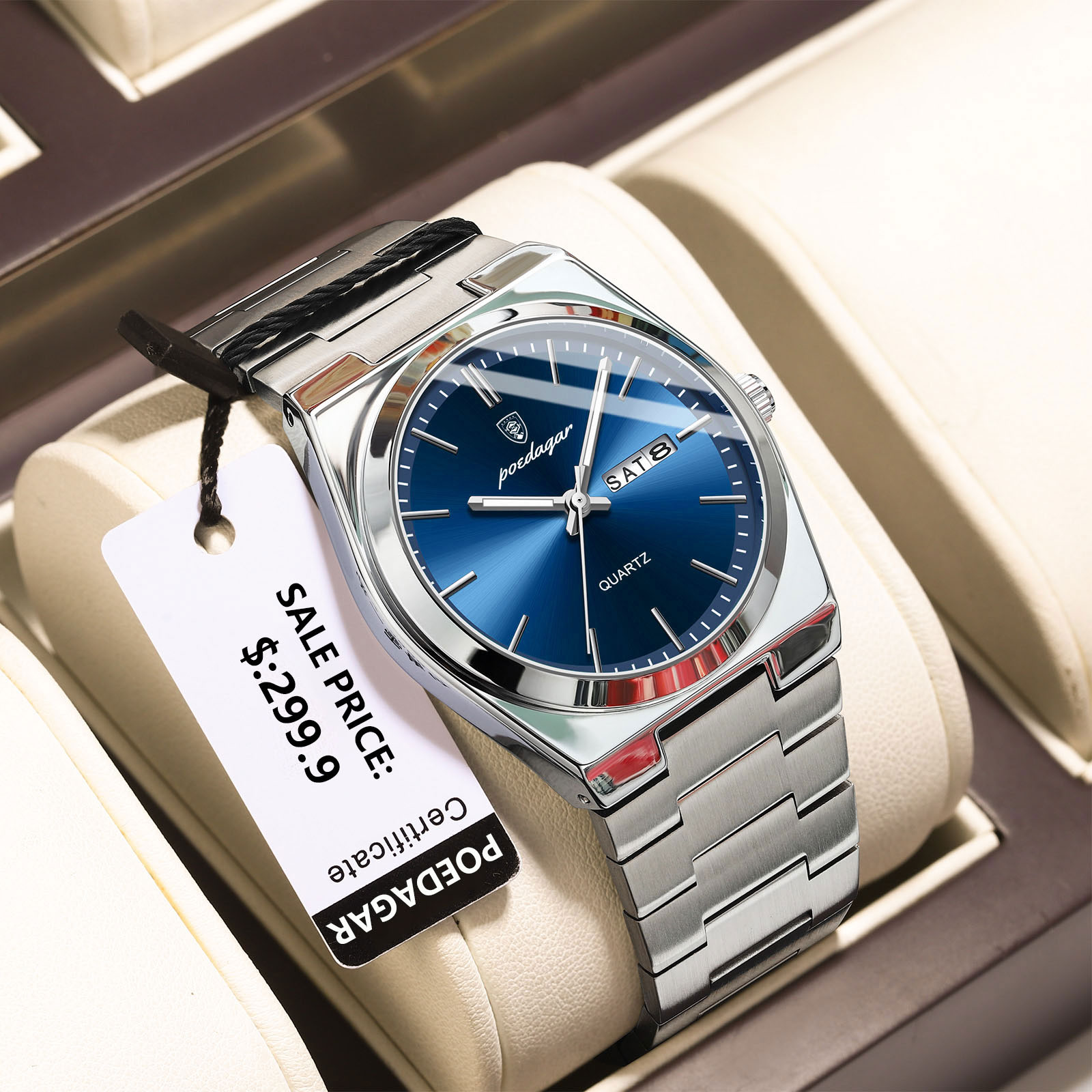 POEDAGAR Luxus Uhren Für Männe – Luxury Watch Ap Bewertung und Preis