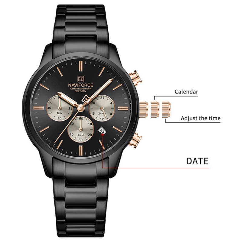 NAVIFORCE Herren Quarz-Chronog – Luxury Watch Box Bewertung und Preis