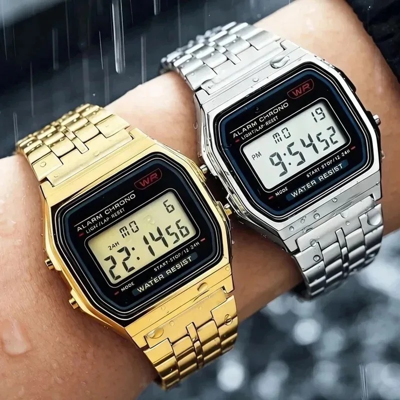 Luxus F91W Stahlband-Uhren LED – Luxury Watch Price Bewertung und Preis