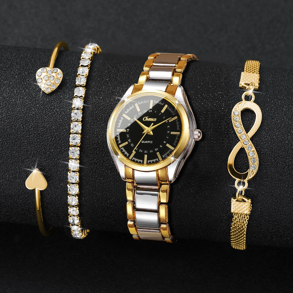 4-teiliges elegantes Damen-Uhr – Luxury Watch Organizer Bewertung und Preis