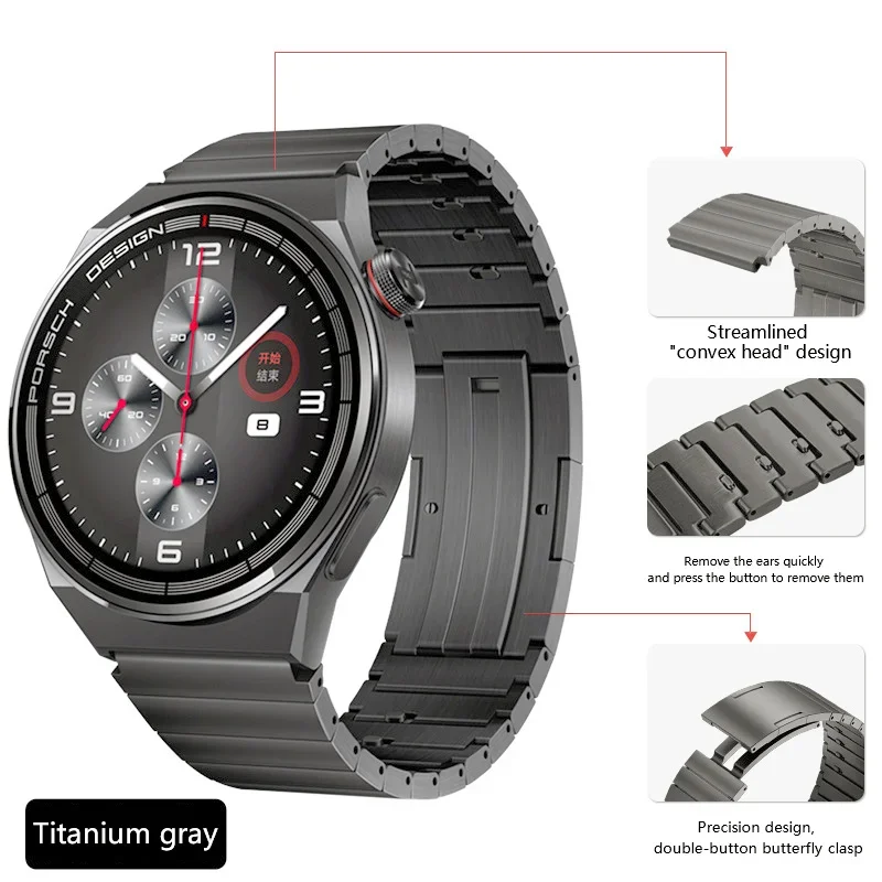 22 mm Quick Fit Titan-Metallba – Luxury Watch Galaxy Bewertung und Preis