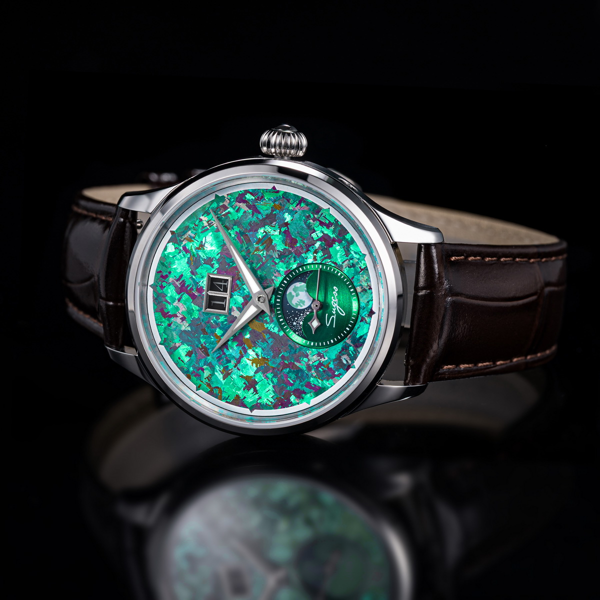 Sugess Herrenuhr mit Mondphase – Seiko Watch Presage Bewertung und Preis