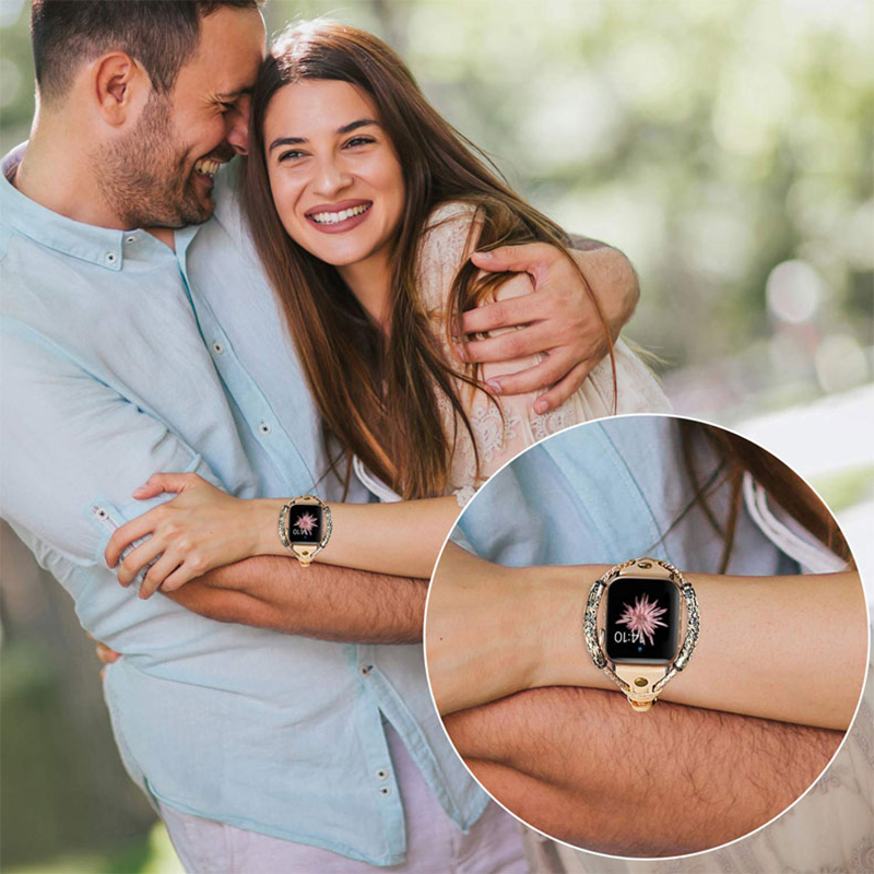 Echtes Lederarmband für Apple  – Luxury Watch Ap Bewertung und Preis