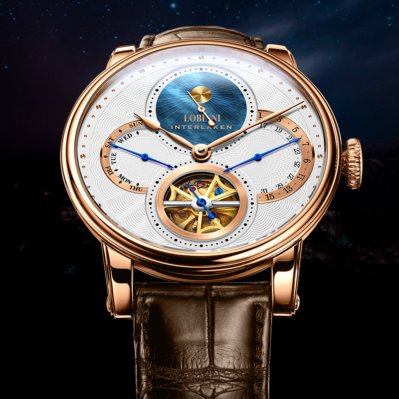 LOBINNI Herrenuhr Automatik Go – Chronograph Flyback Watch Bewertung und Preis
