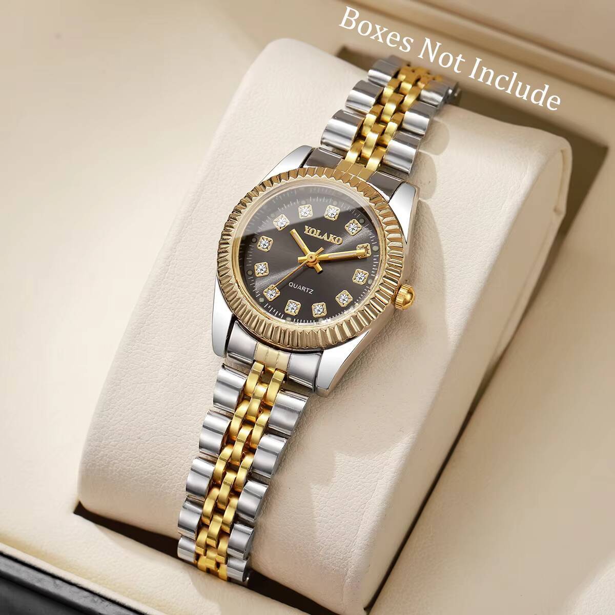 Mode-Strass-Damen-Quarzuhr, lu – Luxury Watch Organizer Bewertung und Preis