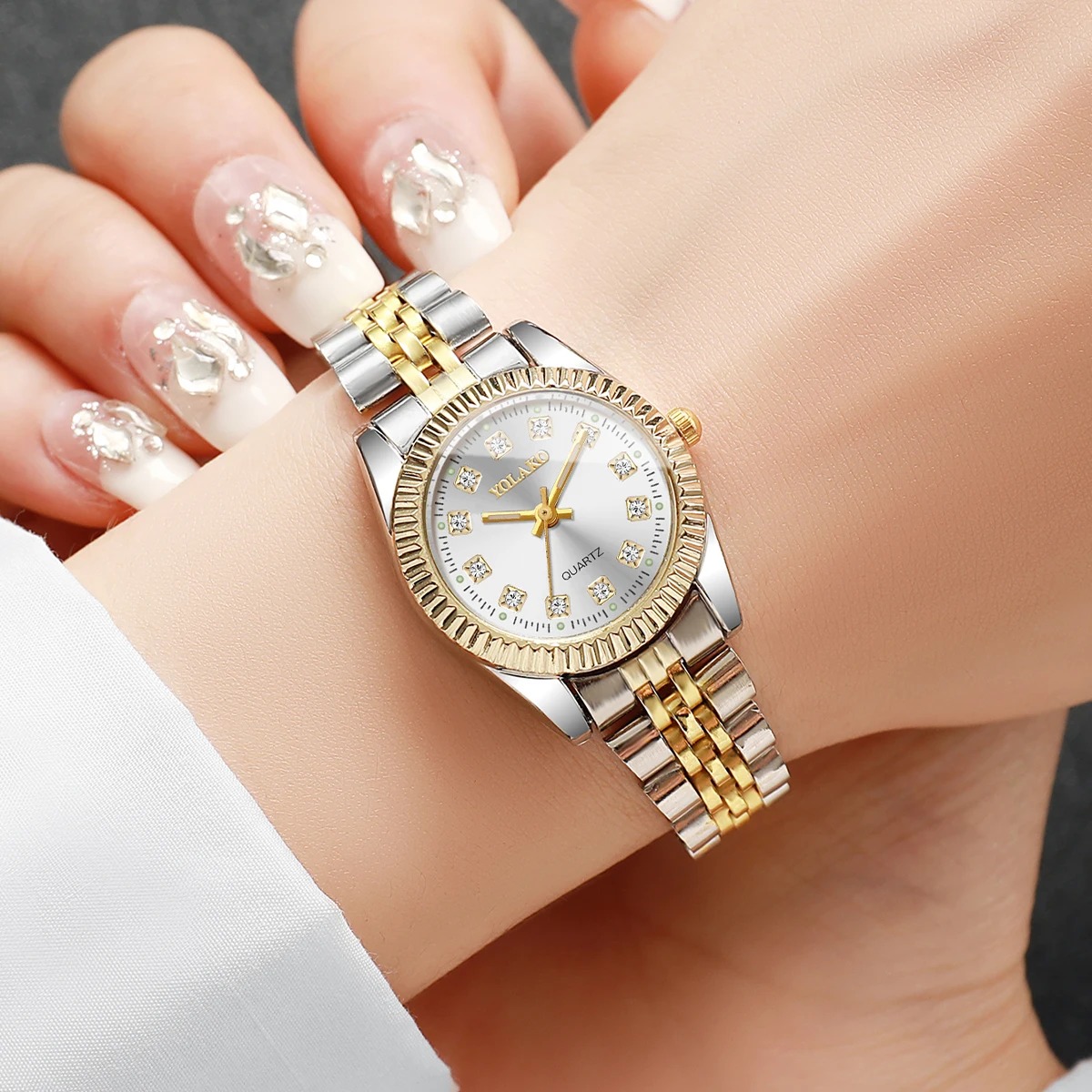 Mode-Strass-Damen-Quarzuhr, lu – Luxury Watch Organizer Bewertung und Preis