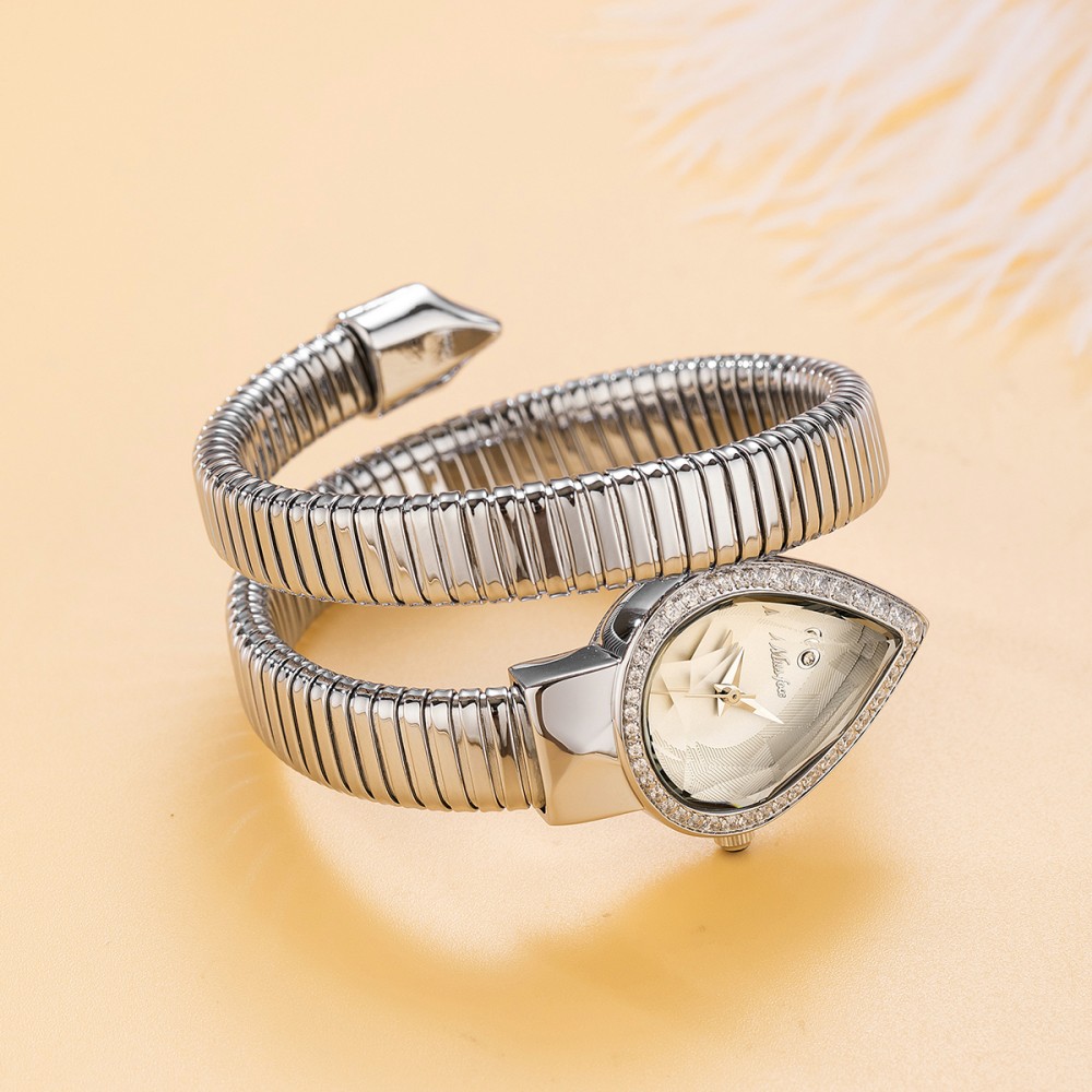 MISSFOX Schlangenförmige Diama – Open Heart Watch Bewertung und Preis